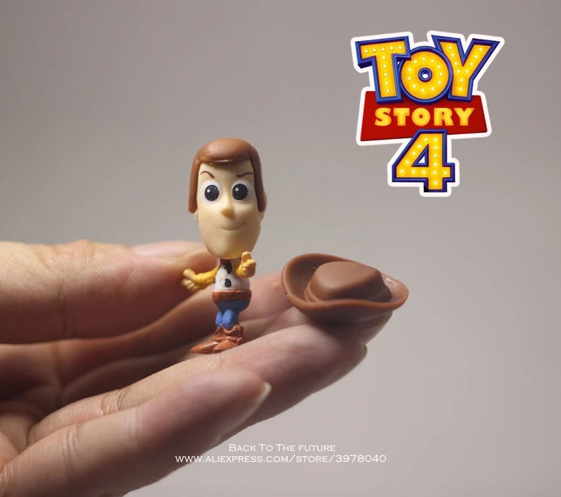Disney Toy Story 4 Woody & Buzz Lightyear Q Version Mini Figures