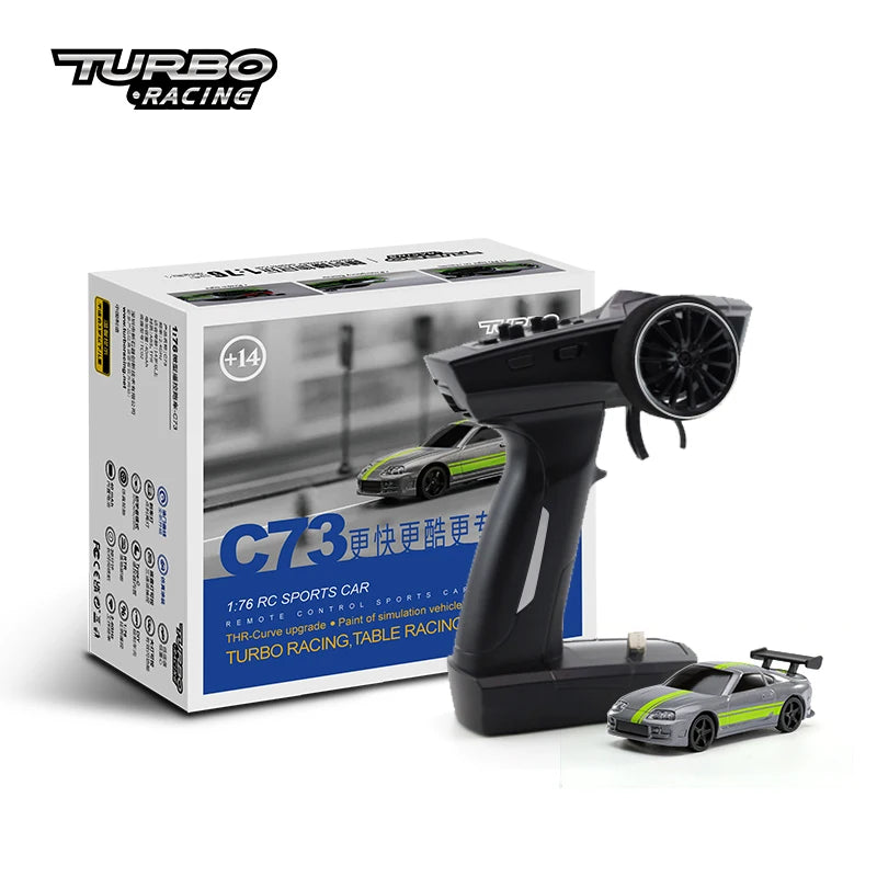 Turbo Racing 1:76 Drift RC Car with Gyro