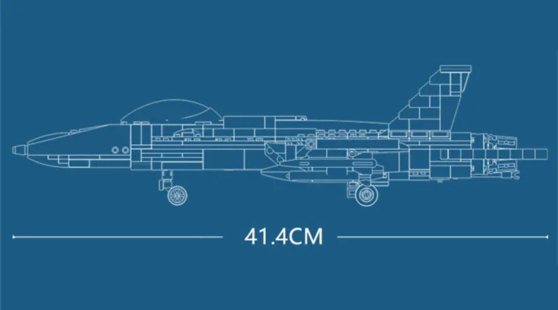 Aviation Military Building Blocks Air Force F/A-18E Super Hornet Fighter Helicopter Aircraft Plane War Weapon Bricks Kids Toys