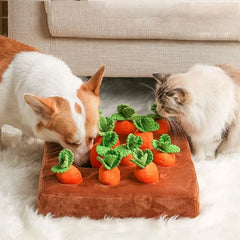 AccessOfJoy Carrot Snuffle Mat for Dogs & Cats