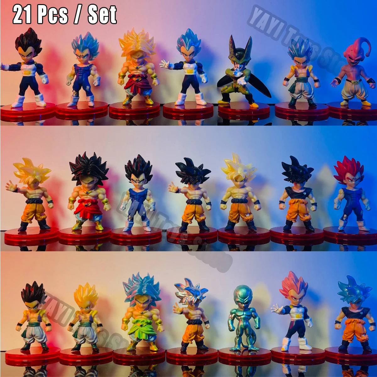 Dragon Ball Z Super Saiyan Action Figure Set