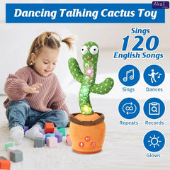 Talking Cactus Toy with Lights