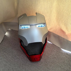 Marvel Avengers Iron Man Helmet 1:1 Cosplay LED Light Mask Model Action Figure Gift for Kids & Adults