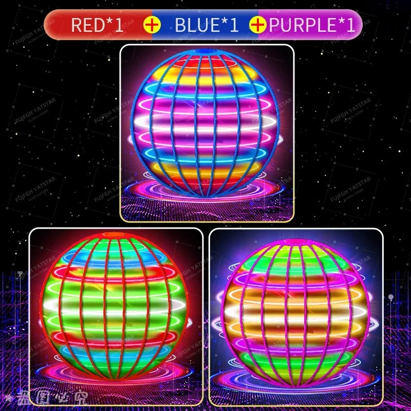 Flying Spinner Boomerang Ball with LED Lights