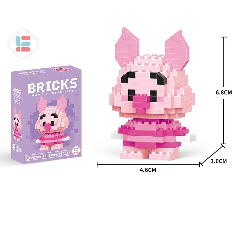 Disney Lilo & Stitch + Pikachu Micro Building Blocks Toy