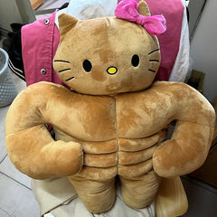 Sanrio Kawaii Hello Kitty Muscle Plush