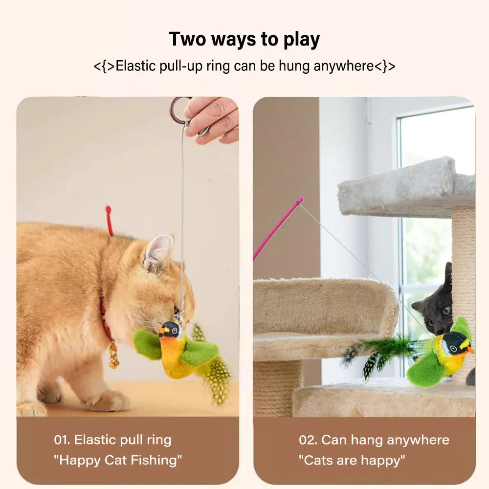 AccessOfJoy Realistic Bird Cat Toy