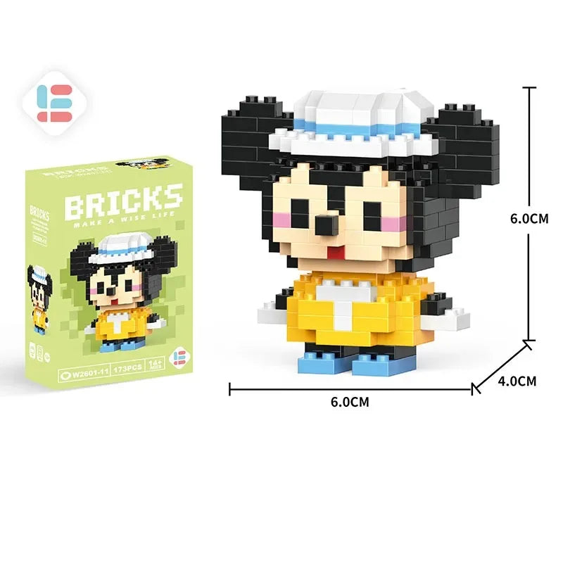 Disney Lilo & Stitch + Pikachu Micro Building Blocks Toy