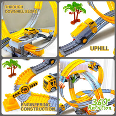 Electric Magic Climbing Track Car Toy Set