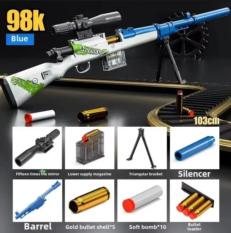ZP5 357 Revolver Soft Dart Toy Gun for Outdoor CS Game