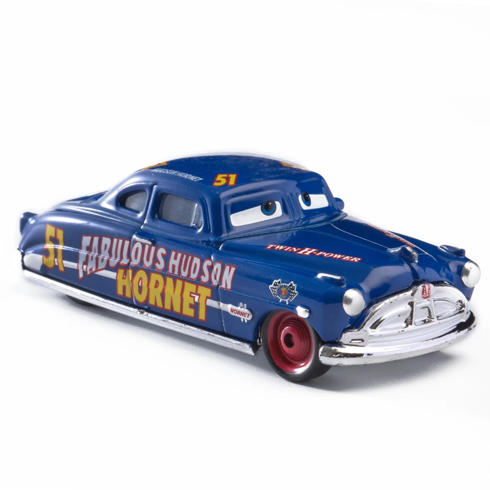 Cars Disney Pixar Lightning McQueen, Mater, Jackson Storm, The King 1:55 Metal Alloy Car Model Toy Gift for Kids