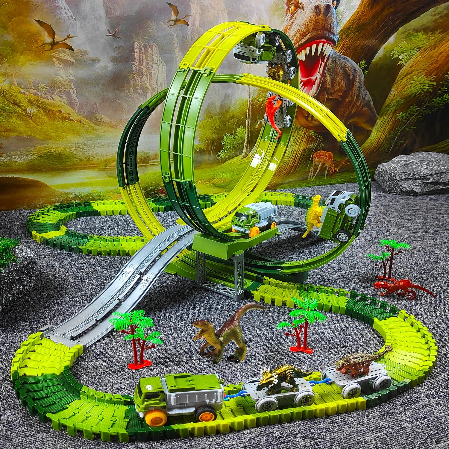 Electric Magic Climbing Track Car Toy Set