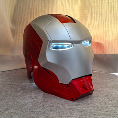Marvel Avengers Iron Man Helmet 1:1 Cosplay LED Light Mask Model Action Figure Gift for Kids & Adults