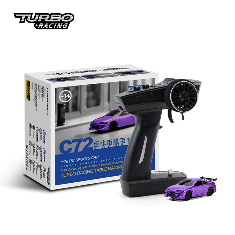 Turbo Racing 1:76 Drift RC Car with Gyro