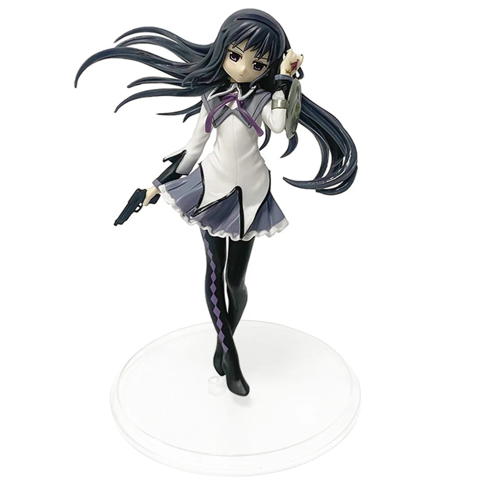 16.5cm Madoka Magica Akemi Homura PVC Anime Figure Collectible Model Toy Gift