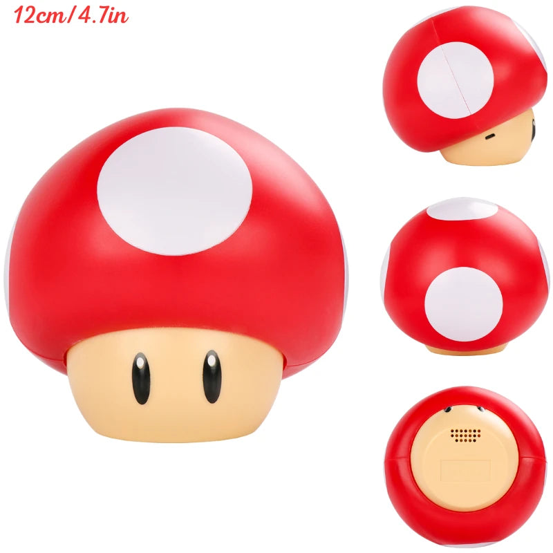 Anime Mario Bros Figure Toys Question Mark Block, Super Star, Mushroom, Koopa Troopa LED USB Rechargeable Table Lamp Model Gift