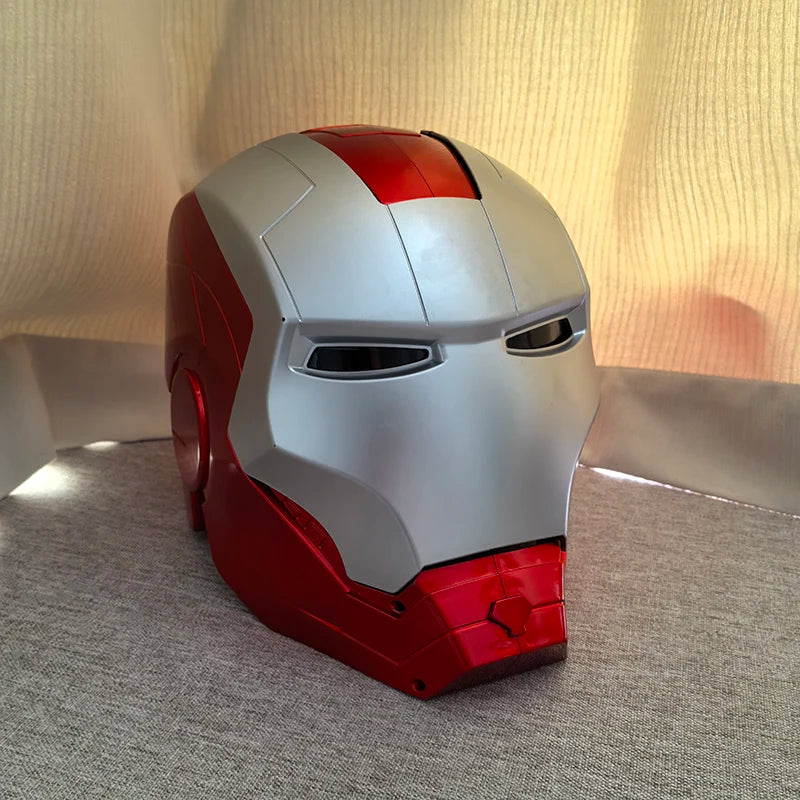 Marvel Avengers Iron Man Helmet 1:1 Cosplay LED Light Mask Model Action Figure Gift for Kids & Adults