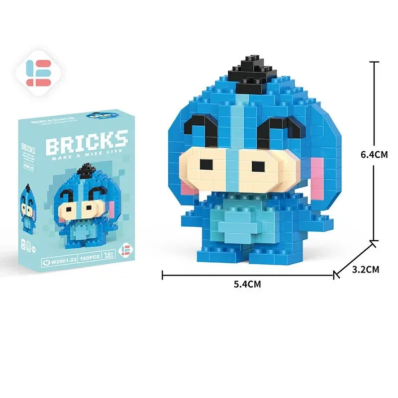 Disney Lilo & Stitch + Pikachu Micro Building Blocks Toy
