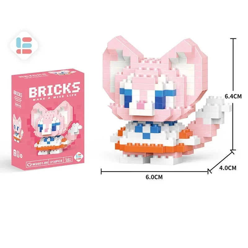 Disney Lilo & Stitch + Pikachu Micro Building Blocks Toy