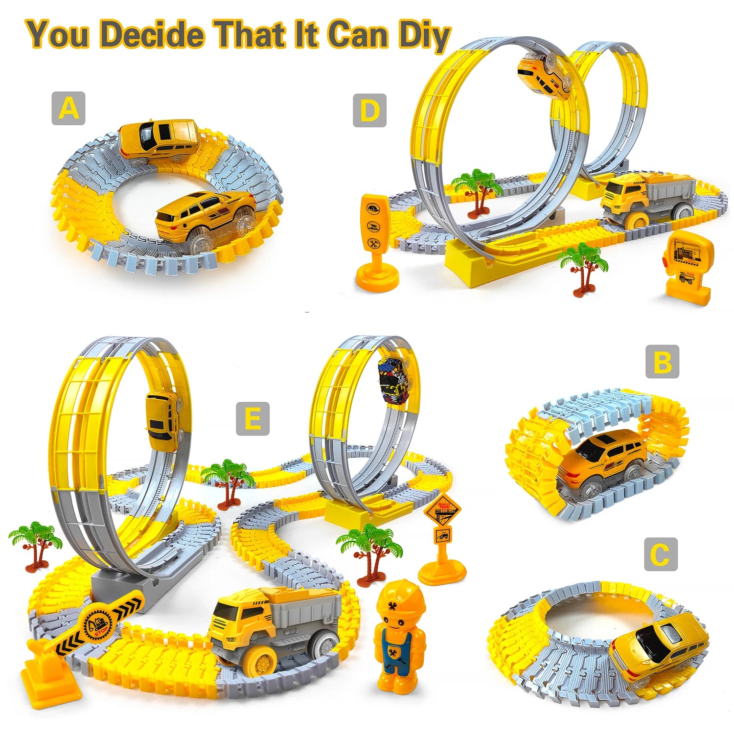 Electric Magic Climbing Track Car Toy Set