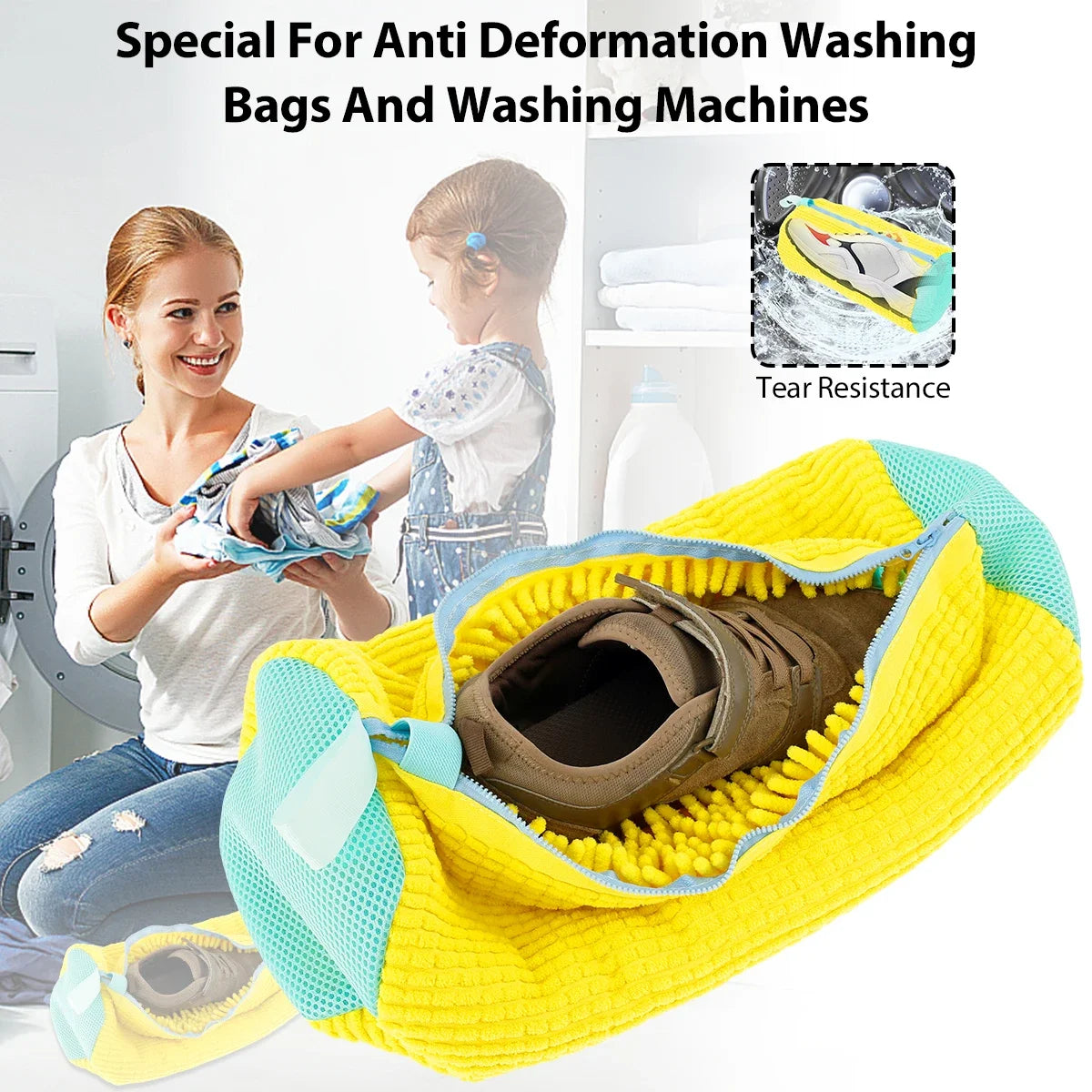 Self Cleaning Laundry Shoe Bag