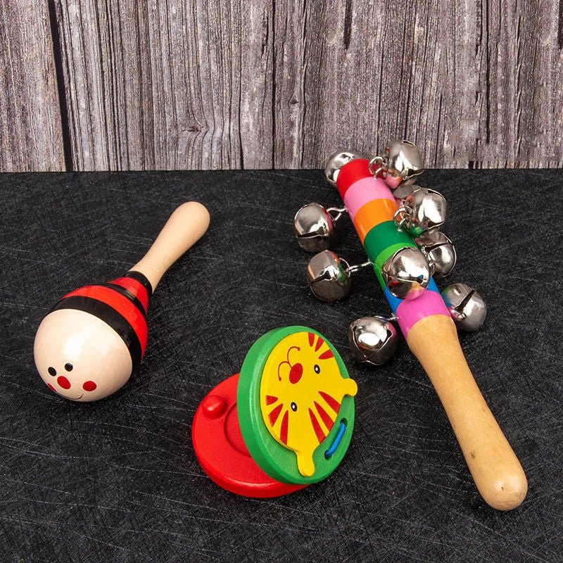 9-in-1 Wooden Musical Toy Set for Toddlers