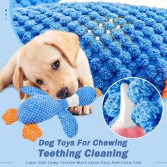 Indestructible Chew-Proof Squeaky Toy for Aggressive Cats & Dogs – Plush Pet Doll