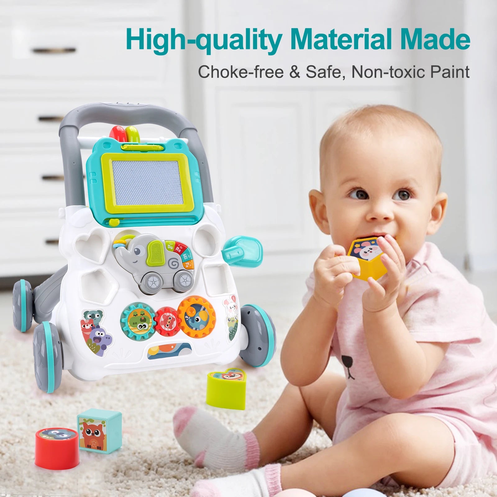 AccessOfJoy Musical Baby Walker & Activity Center