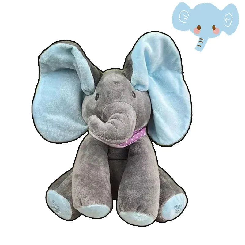 11.8" Interactive Plush Elephant Toy