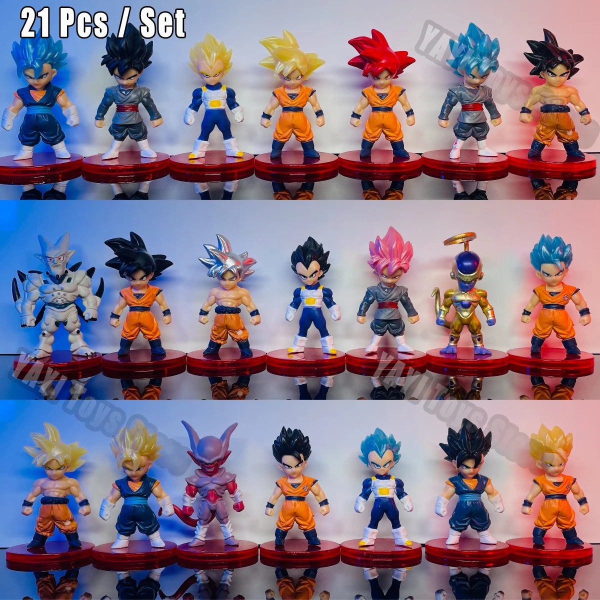 Dragon Ball Z Super Saiyan Action Figure Set