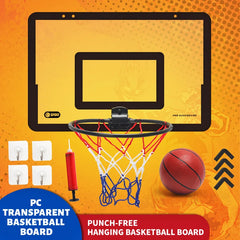 Wall-Mounted Foldable Basketball Hoop for Kids
