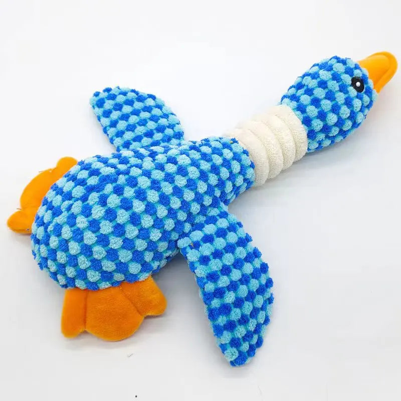 Indestructible Chew-Proof Squeaky Toy for Aggressive Cats & Dogs – Plush Pet Doll