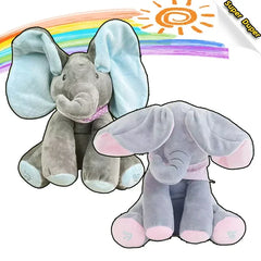 11.8" Interactive Plush Elephant Toy