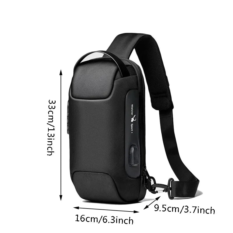 Anti-Theft CrossBody Charging Bag