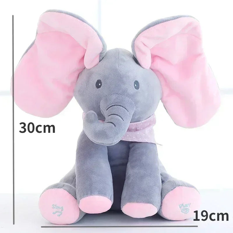 11.8" Interactive Plush Elephant Toy