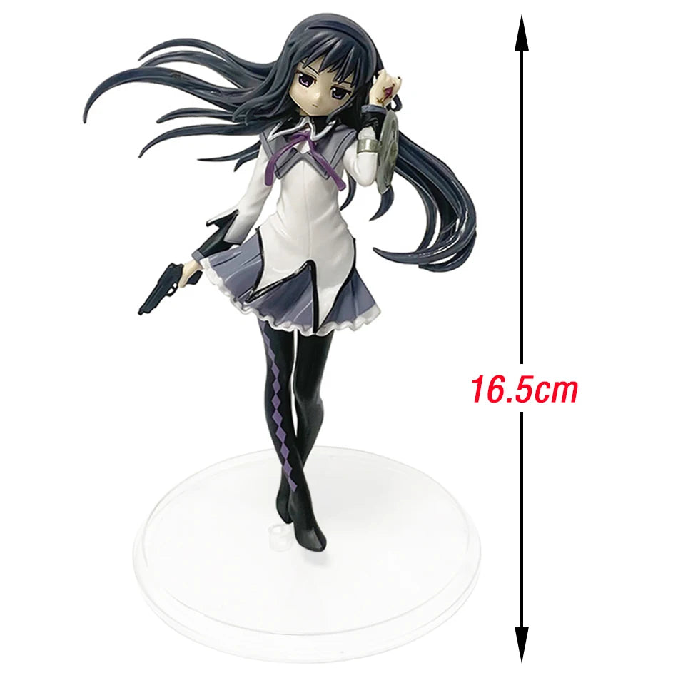 16.5cm Madoka Magica Akemi Homura PVC Anime Figure Collectible Model Toy Gift
