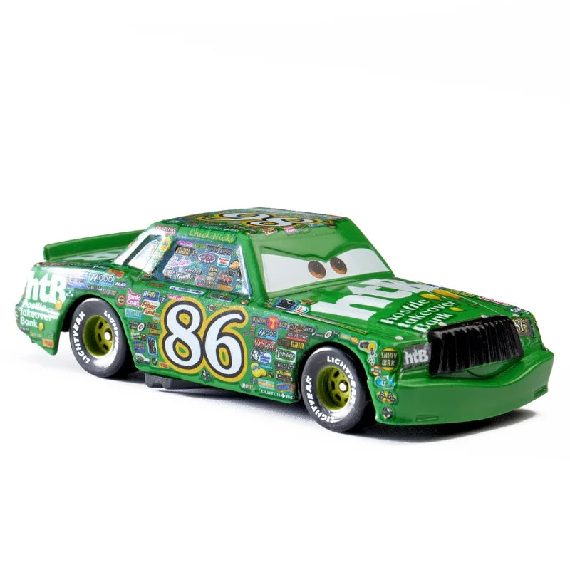 Cars Disney Pixar Lightning McQueen, Mater, Jackson Storm, The King 1:55 Metal Alloy Car Model Toy Gift for Kids