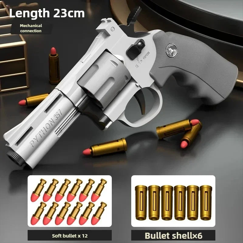 ZP5 357 Revolver Soft Dart Toy Gun for Outdoor CS Game