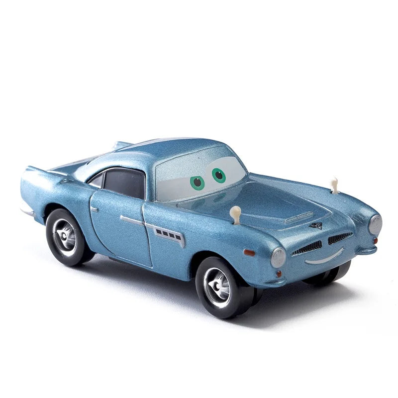 Cars Disney Pixar Lightning McQueen, Mater, Jackson Storm, The King 1:55 Metal Alloy Car Model Toy Gift for Kids