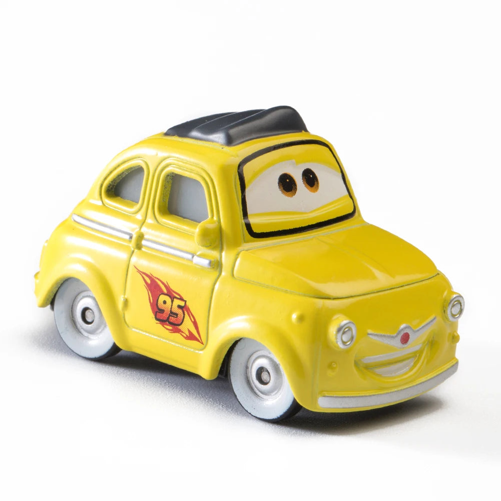 Cars Disney Pixar Lightning McQueen, Mater, Jackson Storm, The King 1:55 Metal Alloy Car Model Toy Gift for Kids