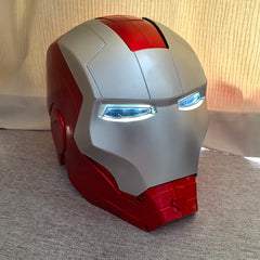 Marvel Avengers Iron Man Helmet 1:1 Cosplay LED Light Mask Model Action Figure Gift for Kids & Adults