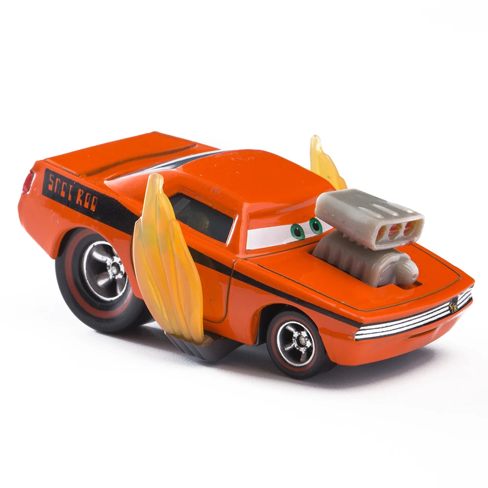 Cars Disney Pixar Lightning McQueen, Mater, Jackson Storm, The King 1:55 Metal Alloy Car Model Toy Gift for Kids