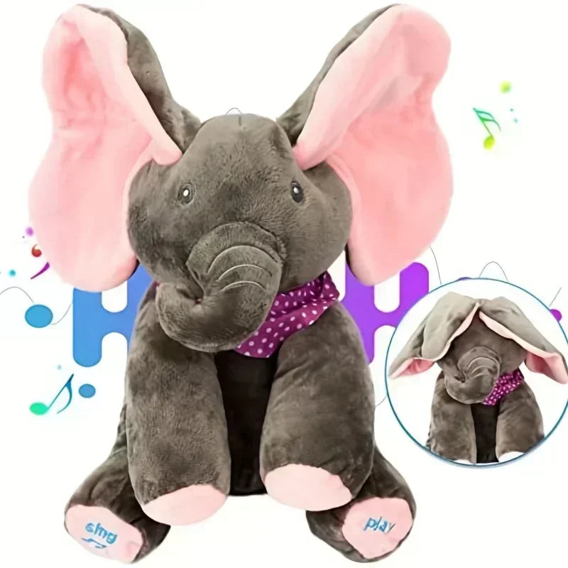 11.8" Interactive Plush Elephant Toy