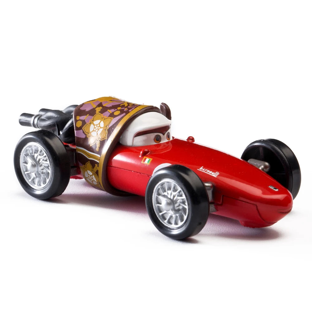 Cars Disney Pixar Lightning McQueen, Mater, Jackson Storm, The King 1:55 Metal Alloy Car Model Toy Gift for Kids