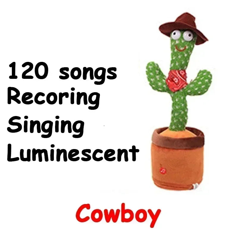 Talking Cactus Toy with Lights