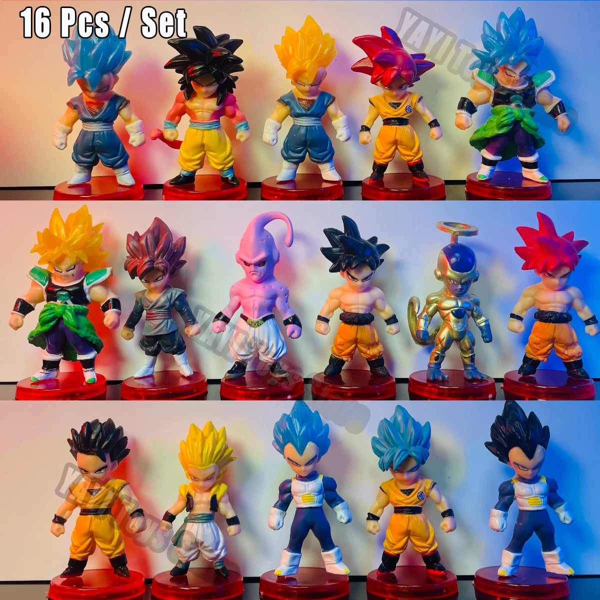 Dragon Ball Z Super Saiyan Action Figure Set
