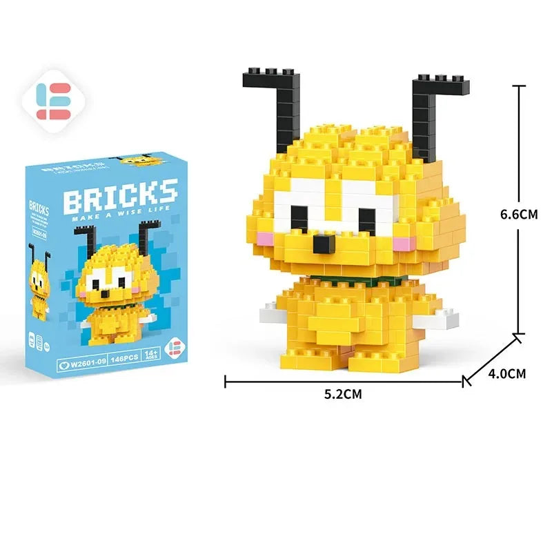 Disney Lilo & Stitch + Pikachu Micro Building Blocks Toy