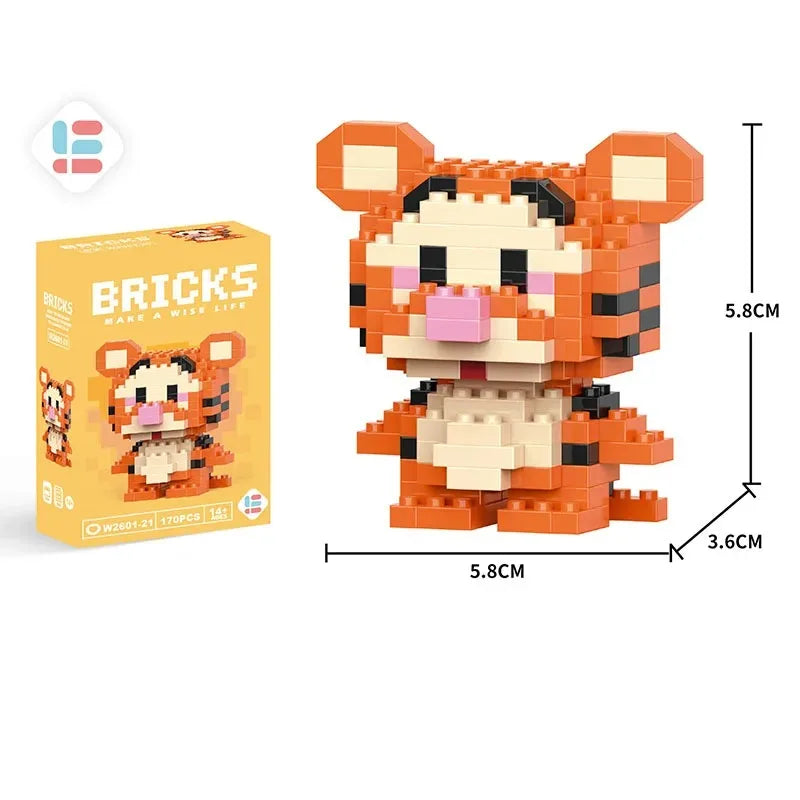 Disney Lilo & Stitch + Pikachu Micro Building Blocks Toy