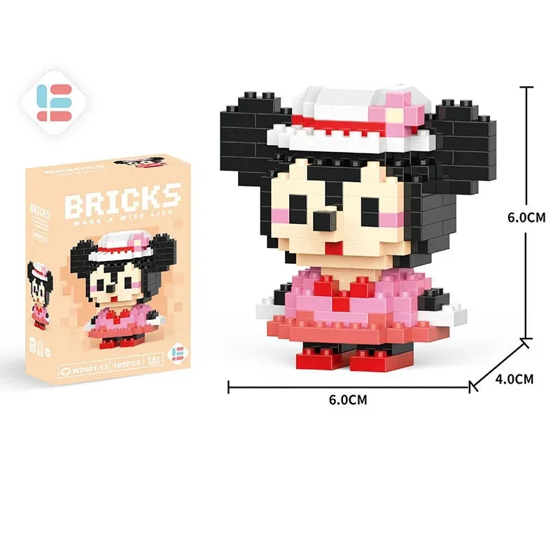 Disney Lilo & Stitch + Pikachu Micro Building Blocks Toy