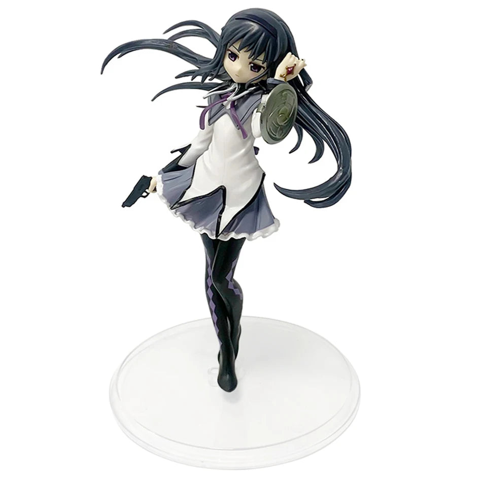 16.5cm Madoka Magica Akemi Homura PVC Anime Figure Collectible Model Toy Gift
